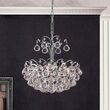 Candelabru modern cristal alama crom 4xE14/40W, Kristall Klassisch LU 2410/4/40 Chrom Orion